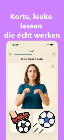 Gebarentaal leren NGT Taal les iPhone screenshot 3