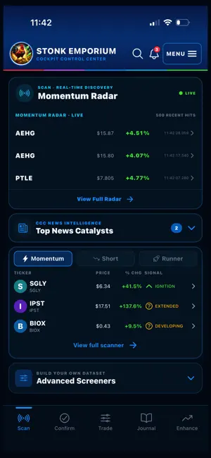 CCC Momentum Radar screenshot 1