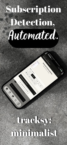 Tracksy: AI Subscription Track Screenshot 7 of 9