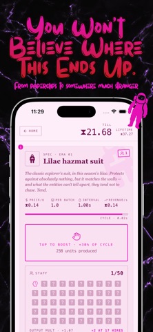 Paperclip Empire - Idle Tycoon iPhone screenshot