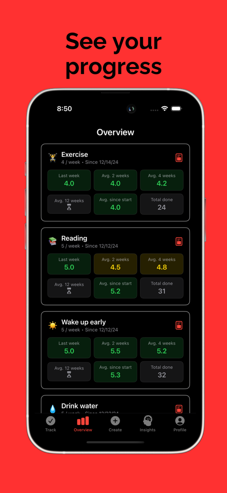 Onaroll - Habit Tracker screenshot 5