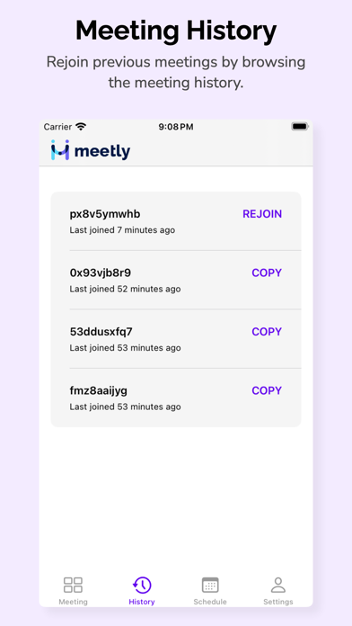 Meetly - Video Meetings Screenshot