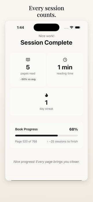 Offshelf: Focus Reading Timer Screenshot 8 of 8