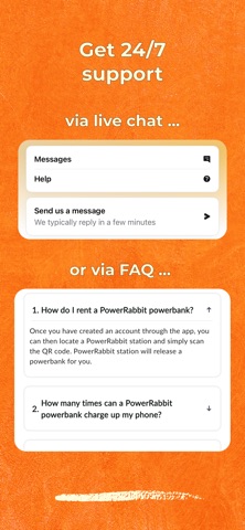 PowerRabbit: powerbank sharing Screenshot 6 of 7