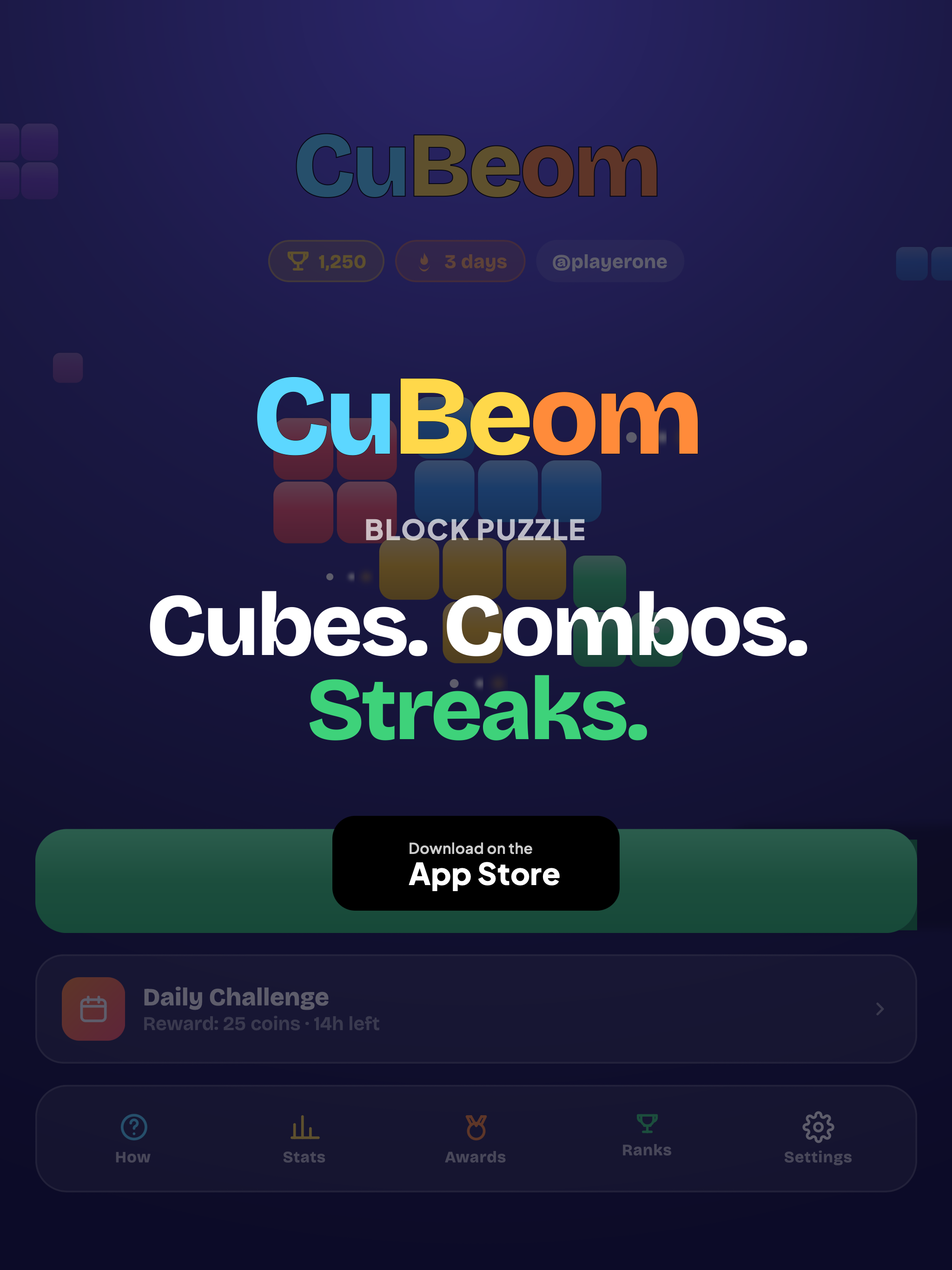 CuBeom: Cube Block Puzzle Game screenshot 23