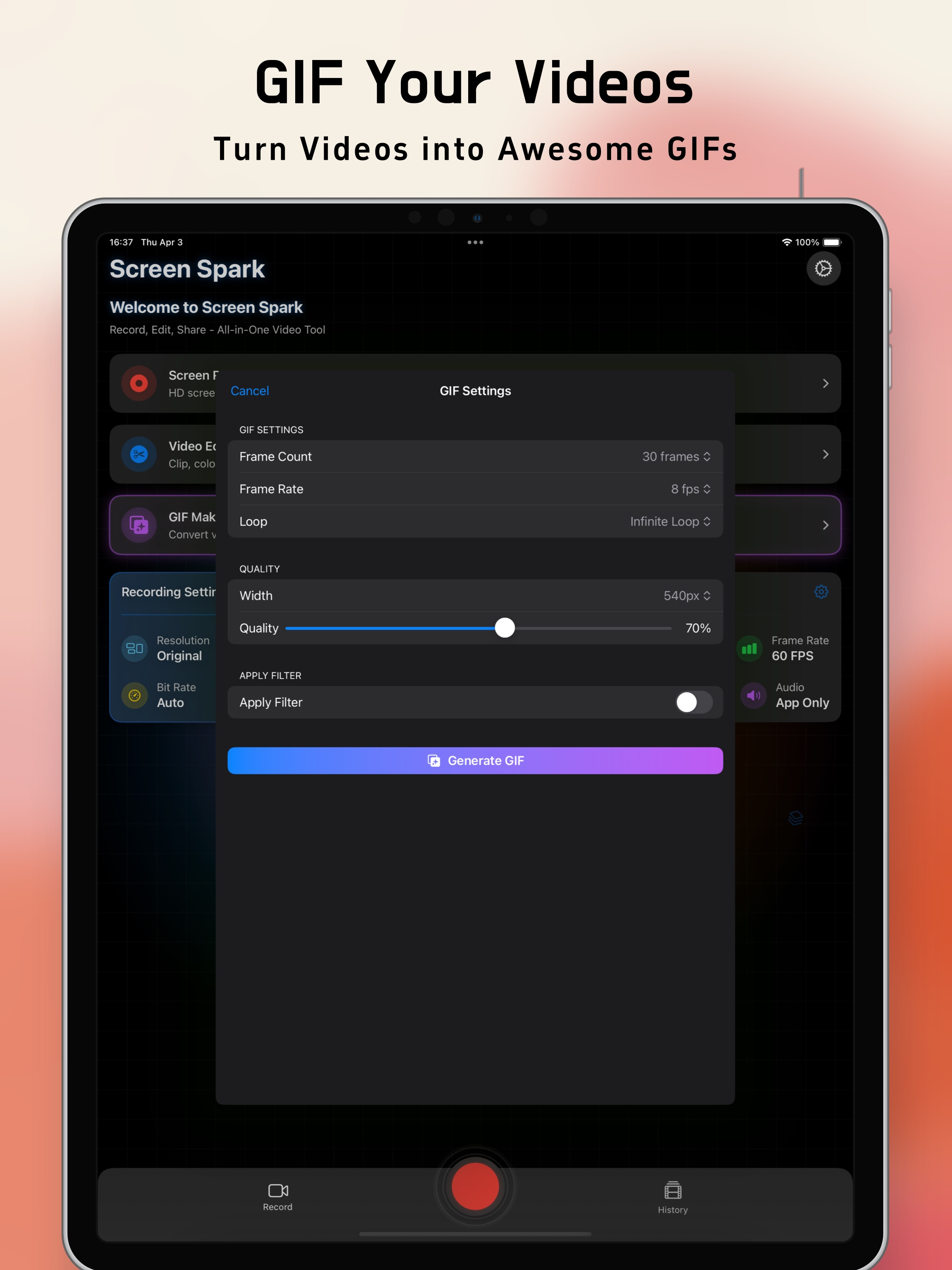 ScreenSpark - Screen Recording screenshot 6