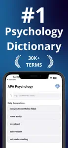 APA Psychology Dictionary App screenshot #1 for iPhone