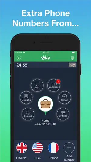 Vyke: Second Phone Number screenshot 2