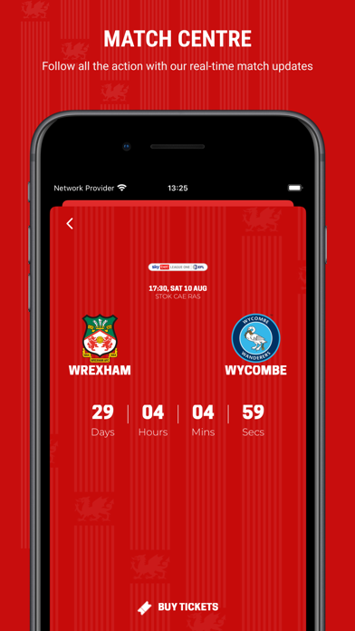 Wrexham AFC Screenshot