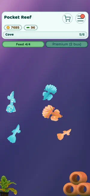 Pocket Reef: Cozy Aquarium screenshot 3