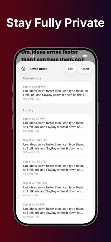SayRay: Big Text as You Talk screenshot 6 of 8