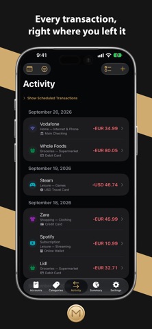 Moneys screenshot 3