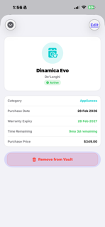 Receipts & Warranty Storage screenshot 4