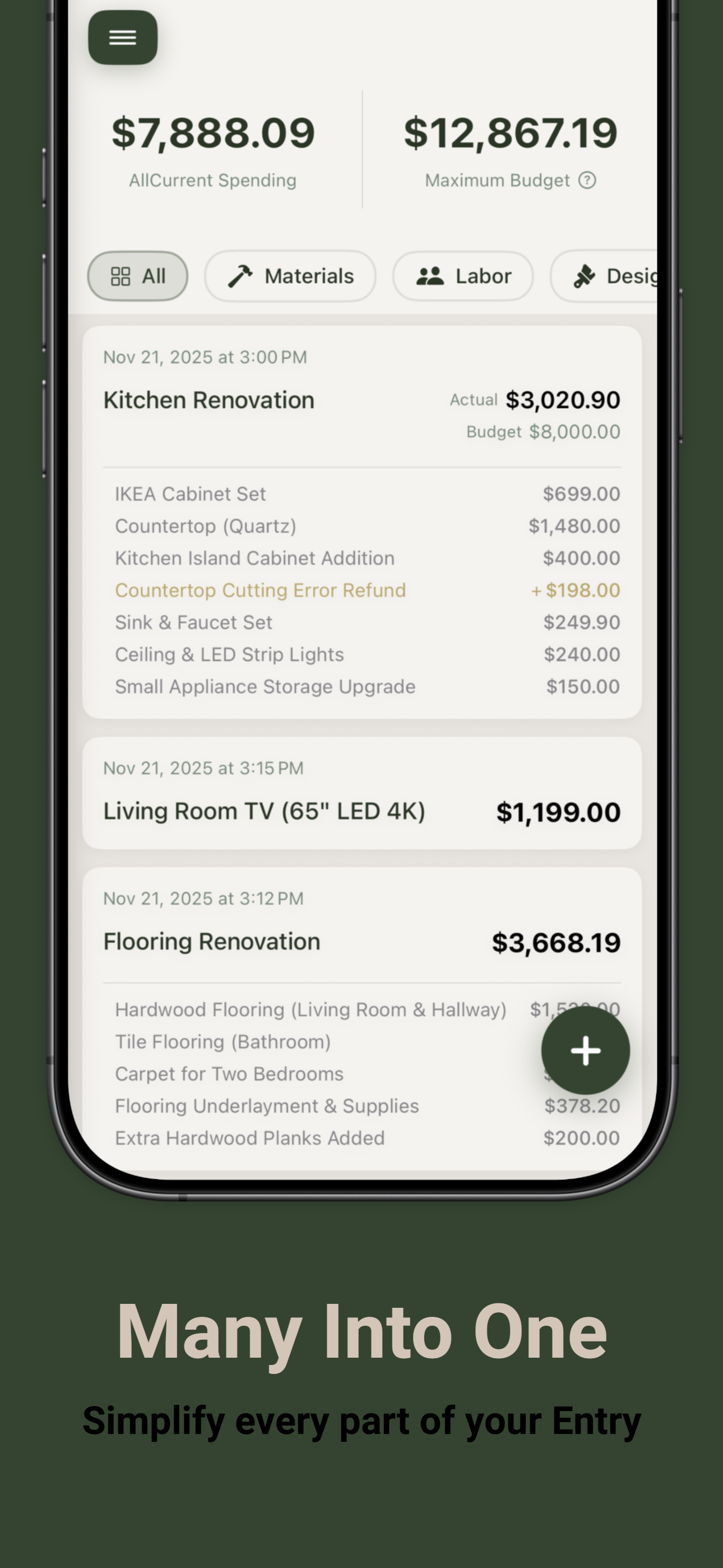 PondaBook: Life Event Ledger