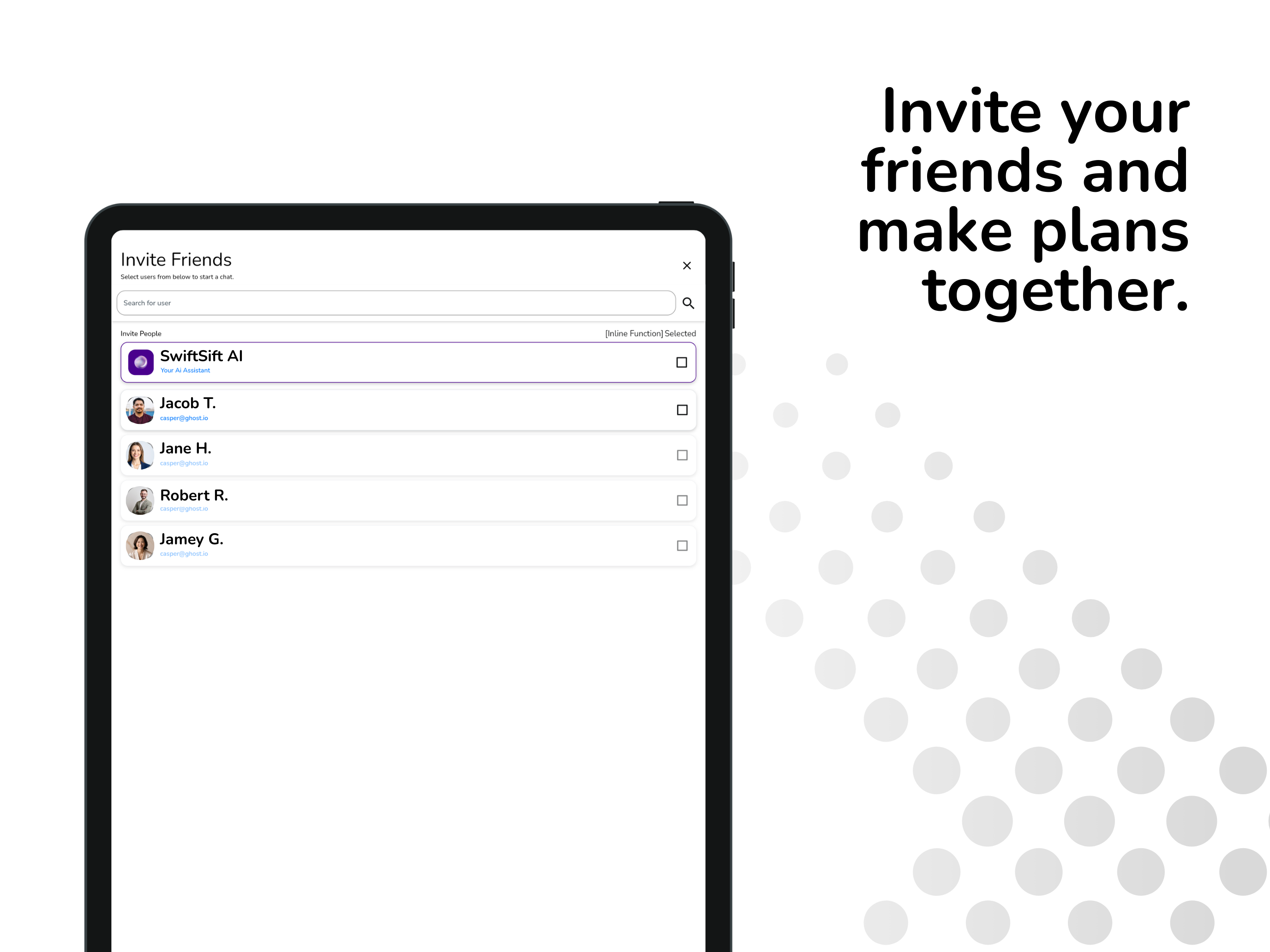 SwiftSift: Group Planner screenshot 11