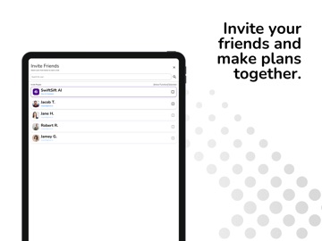SwiftSift: Group Planner iPad screenshot