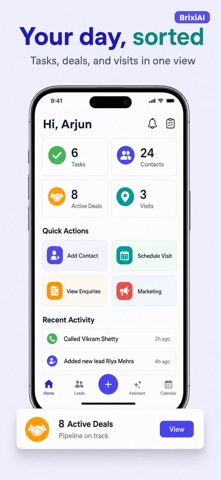 BrixiAI - Smart CRM Screenshot 2 of 9