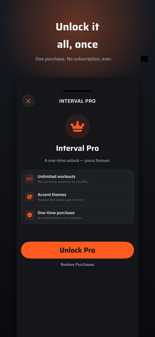 Interval - HIIT Timer Screenshot 6 of 6