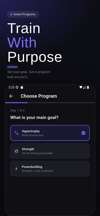 GainLog - Gym Workout Tracker Screenshot 7 of 8