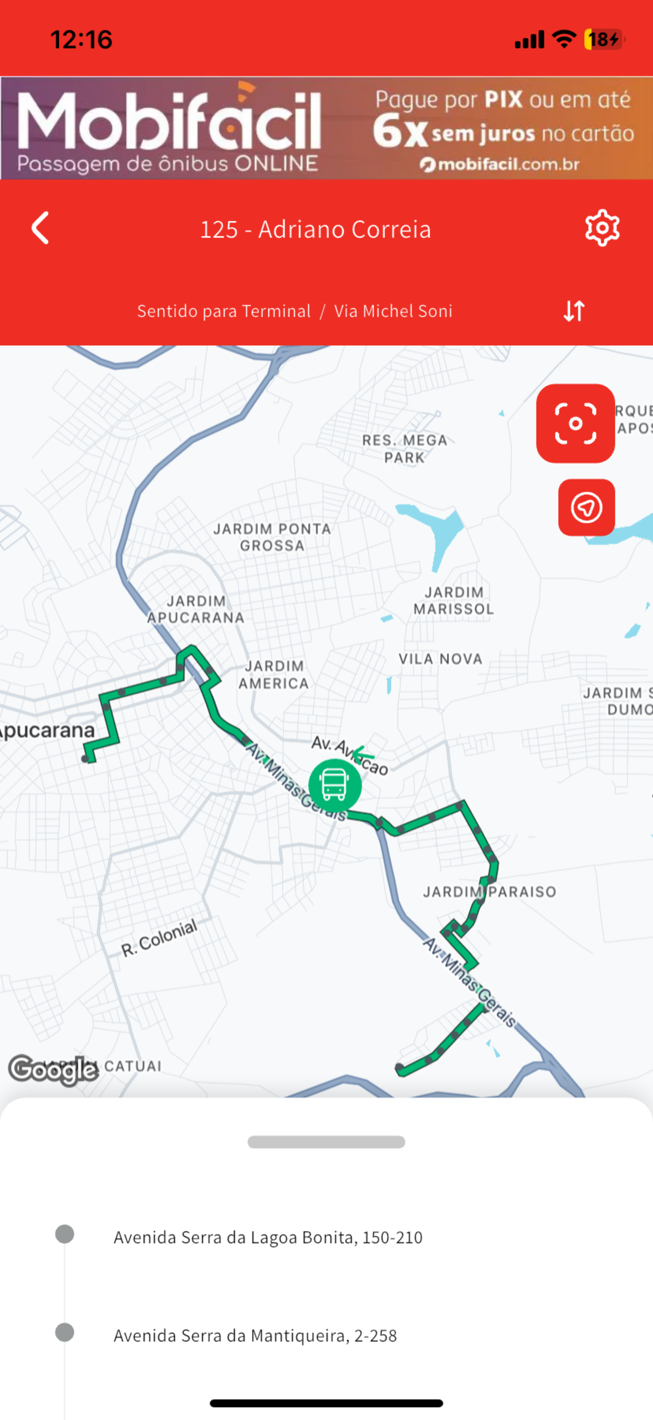 Vou de Ônibus Apucarana screenshot 3