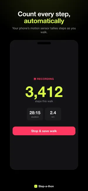 Step-a-thon screenshot 3