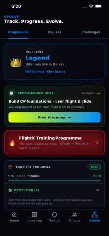 FlightX Canopy iPhone screenshot