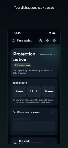 Time Wallet: Focus Screenshot 1 of 6