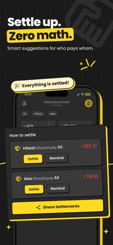 Splitup: Group Expenses screenshot