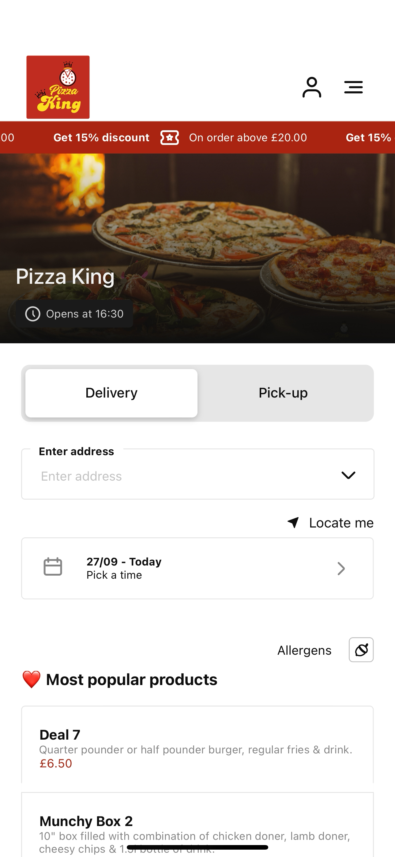 Pizza King - Biggleswade screenshot 3
