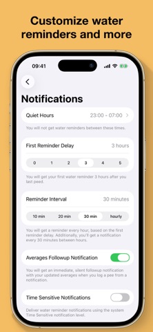 Water Reminder - P App iPhone screenshot