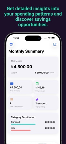 Pennyly: AI Budget & Receipt screenshot