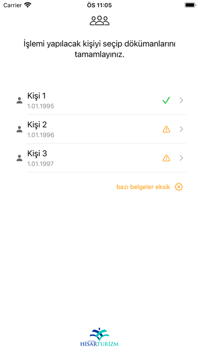 Hisar Turizm Screenshot
