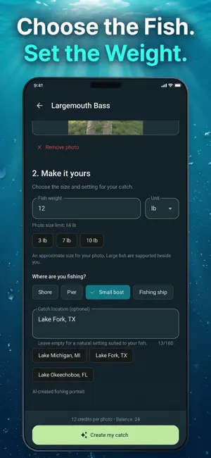 BigCatch: AI Fishing Photos screenshot 3