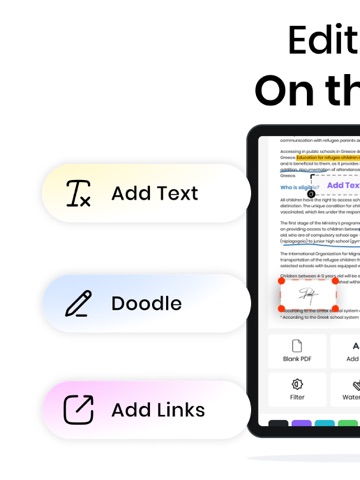 PDF Editor: PDF fill and sign ipad screenshot 4