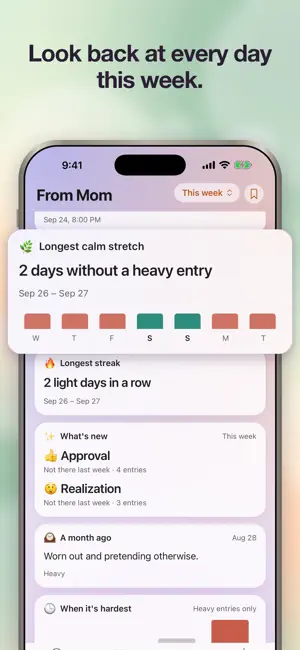 Mom AI, mood journal screenshot 4