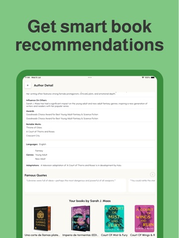 Librish: libros y lecturas iPad screenshot 3
