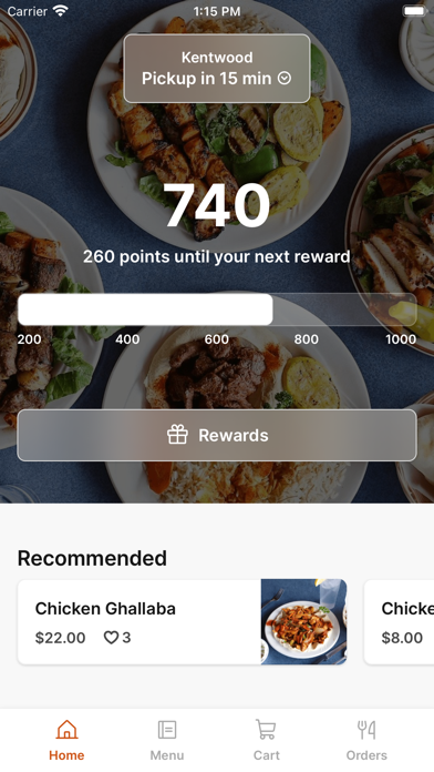 Le Kabob iPhone screenshot 1 - Food & Drink app