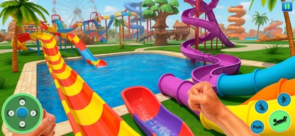 Water Slides Park Manager 3D screenshot 2