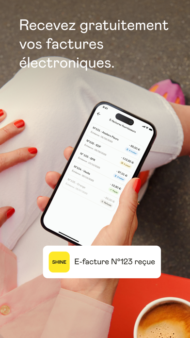 Shine - Compte pro en ligne iPhone screenshot 6 - Finance app