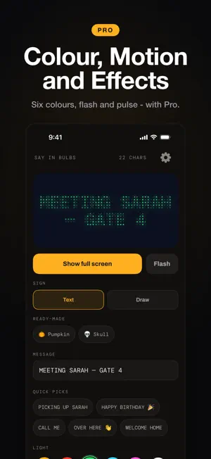 Say In Bulbs: LED Message Sign screenshot 3