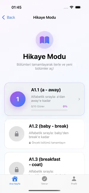 Günlük Kelime: A1 İngilizce screenshot 4