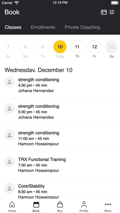 App screenshot