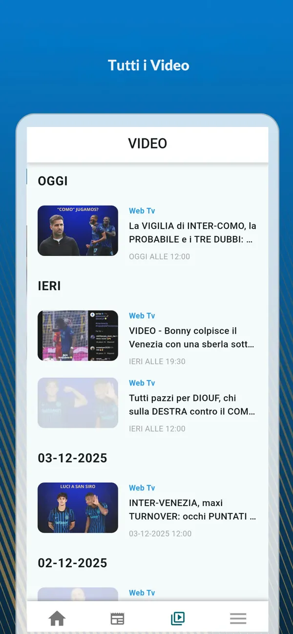 Screenshot #3 pour FCInterNews - App ufficiale