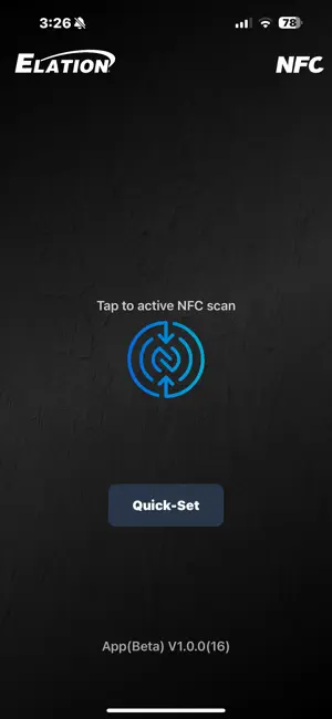 Elation NFC screenshot 1