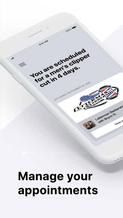 The Letterman Barbershop iPhone screenshot 2 - Lifestyle app