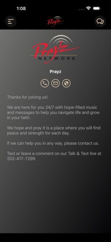 Prayz Network. Screenshot 5 of 10
