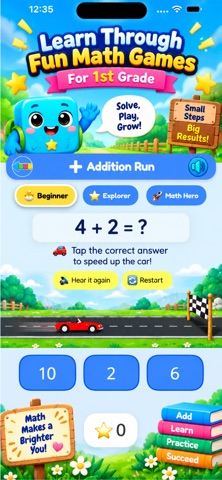 Math Adventure Grade 1 screenshot