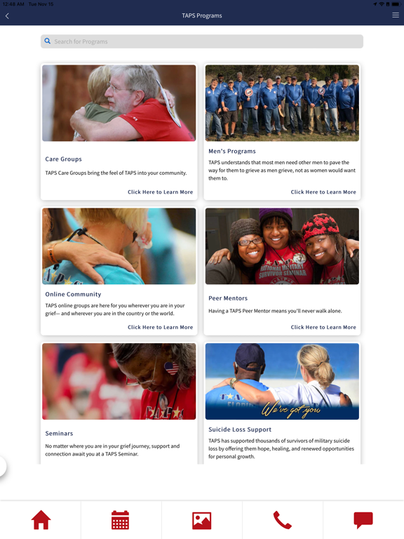 The TAPS App iPad screenshot 1 - Productivity app