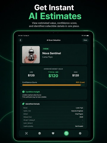 Collector Price Identifier iPad screenshot