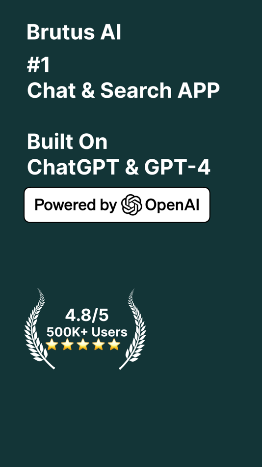 #1. Chat Unlimited & Ask Brutus AI (macOS) بواسطة: Aryan Chaurasia